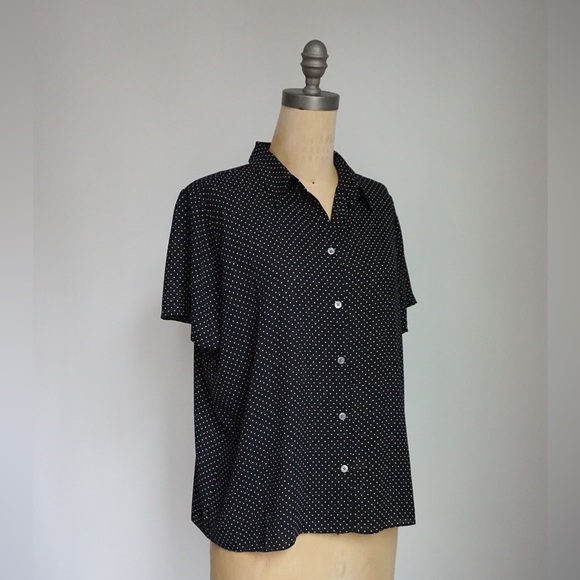 J.Crew polka dot top - L - Picture 1 of 3